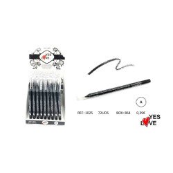 LÁPIS DE OLHOS PRETOS (0,41€ UNIDADE)PACK 72 YES LOVE