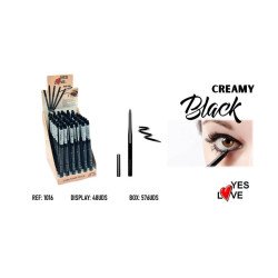 BLACK CREAMY AUTOMATIC EYE PENCIL (€0.49 UNIT) PACK 48 YES LOVE