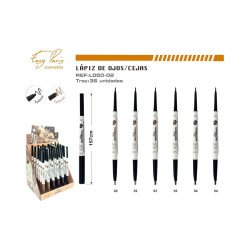 CRAYON YEUX & SOURCILS 2 EN 1 24H. (0,82 € UNITÉ) PACK 36 EASY PARIS