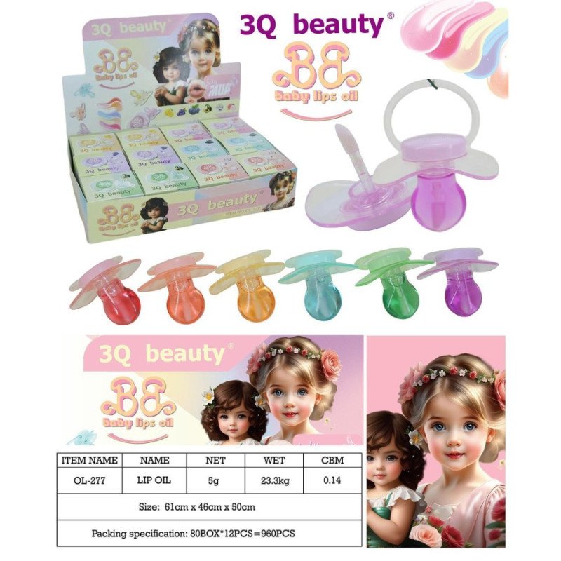 ÓLEO LIP BEBÊ MUA! (€0,75 UNIDADE) PACK 12 3T BELEZA