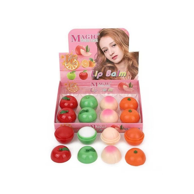LIPBALM VC FRUTAS (0,50€ UNIDADE) PACK 12 MAGIC YOUR LIFE