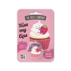BÁLSAMO LABIAL DE MORANGO E CREME 10GR. A EMPRESA DE FRUTAS