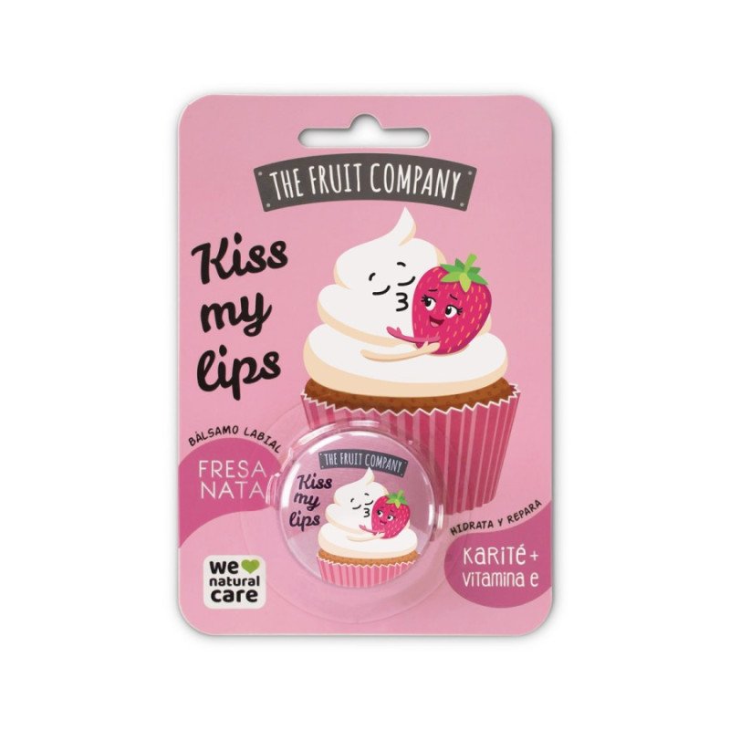 STRAWBERRY AND CREAM LIP BALM 10GR. THE FRUIT COMPANY