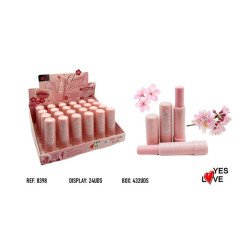 BAUME À LÈVRES FLEUR DE CERISIER(0,49€ UNITÉ) PACK 24 OUI AMOUR