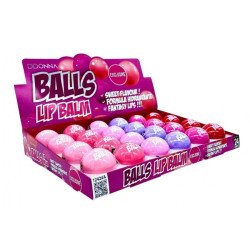 BALLES DE BAUME À LÈVRES SAVEUR DOUCE(0,55€ UNITÉ)PACK 24 D'DONNA