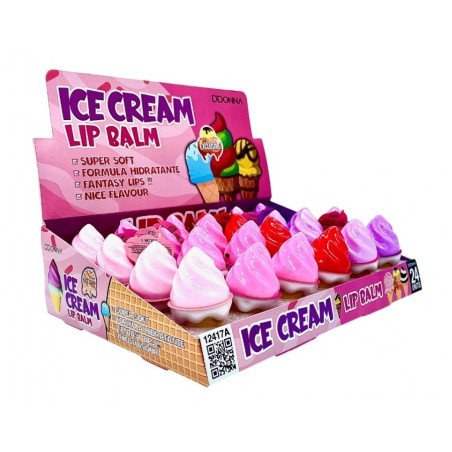 LIPBALM ICE CREAM (0.59€ UNIDAD) PACK 24 D'DONNA