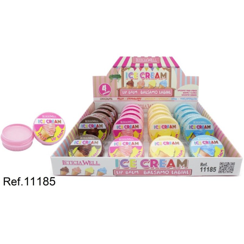 GELADO LIP BALM (0,59€ UNIDADE) PACK 24 LETICIA WELL