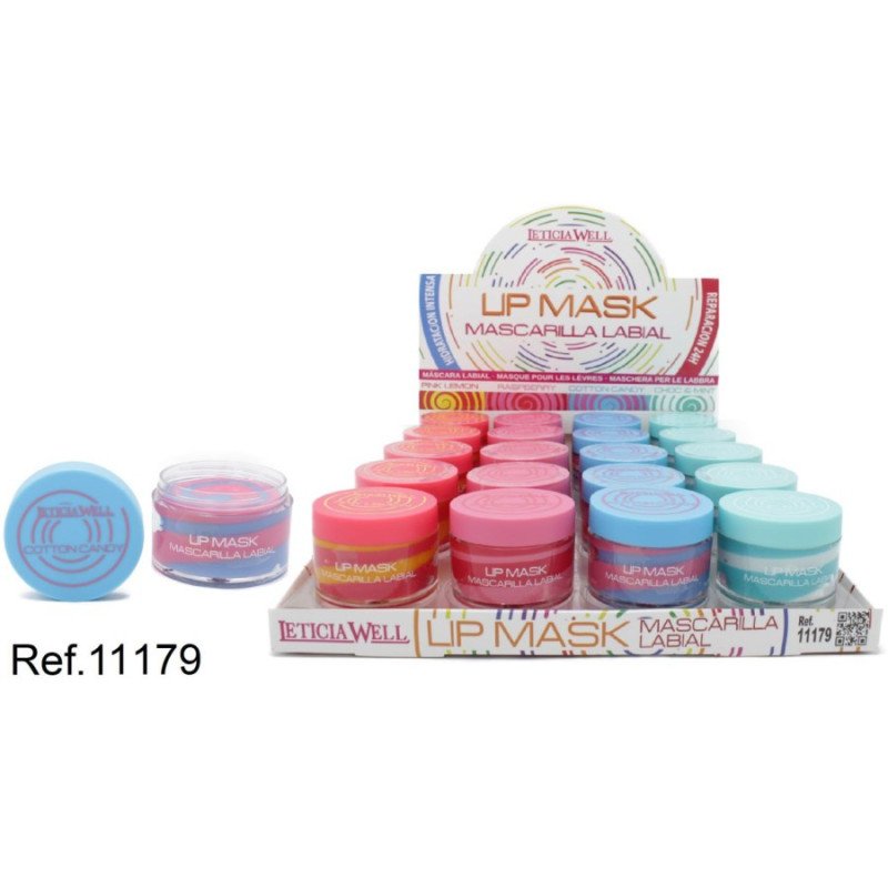 MASQUE À LÈVRES RÉPARATION 24H. (0,89 € UNITÉ) PACK 20 PUITS LETICIA