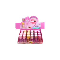 HUILE À LÈVRES GLOW FRUITS (0,85€ UNITÉ) PACK 24 KISS BEAUTY