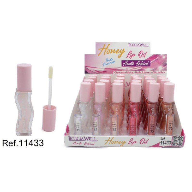 ÓLEO LIP MEL (0,89€ UNIDADE) PACK 24 LETICIA WELL