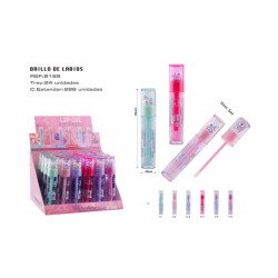 SOIN LÈVRES COULEUR HUILE À LÈVRES 5ML. (0,79€ UNITÉ) PACK 24 EASY PARIS