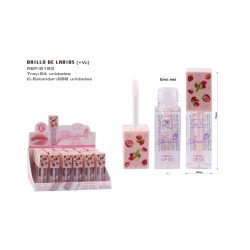 ÓLEO LIP + VITAMINA C MORANGO 4ML.(0,89€ UNIDADE) PACK 24 EASY PARIS