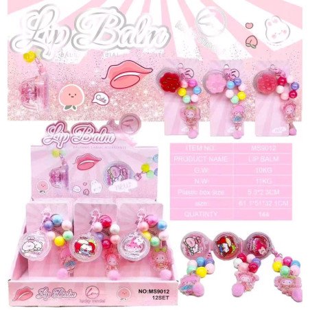 MOISTURIZING LIP BALM 10GR.(€1.79 UNIT)PACK 12 LUCKY MODEL