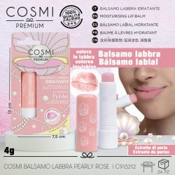 LIPBALM COM EXTRATO DE PÉROLAS 4GR. COSMI