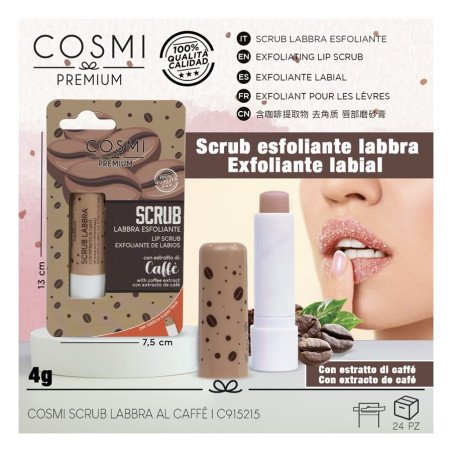 ESFOLIANTE LABIAL CAFÉ 4GR. COSMI
