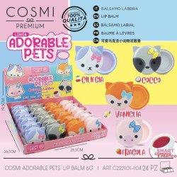 LIPBALM 4 SABORES (1,29€ UNIDADE) PACK 24 COSMI