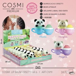 LIPBALM 4 SABORES (1,65€ UNIDADE) PACK 24 COSMI