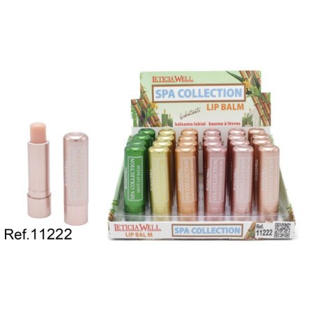LIPBALM SPA FRUTAS (0,53€ UNIDADE) PACK 24 LETICIA WELL