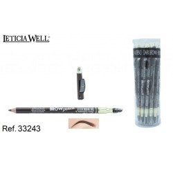CRAYON À SOURCILS BRUN FONCÉ (0,50€ UNITÉ)PACK 20 LETICIA WELL
