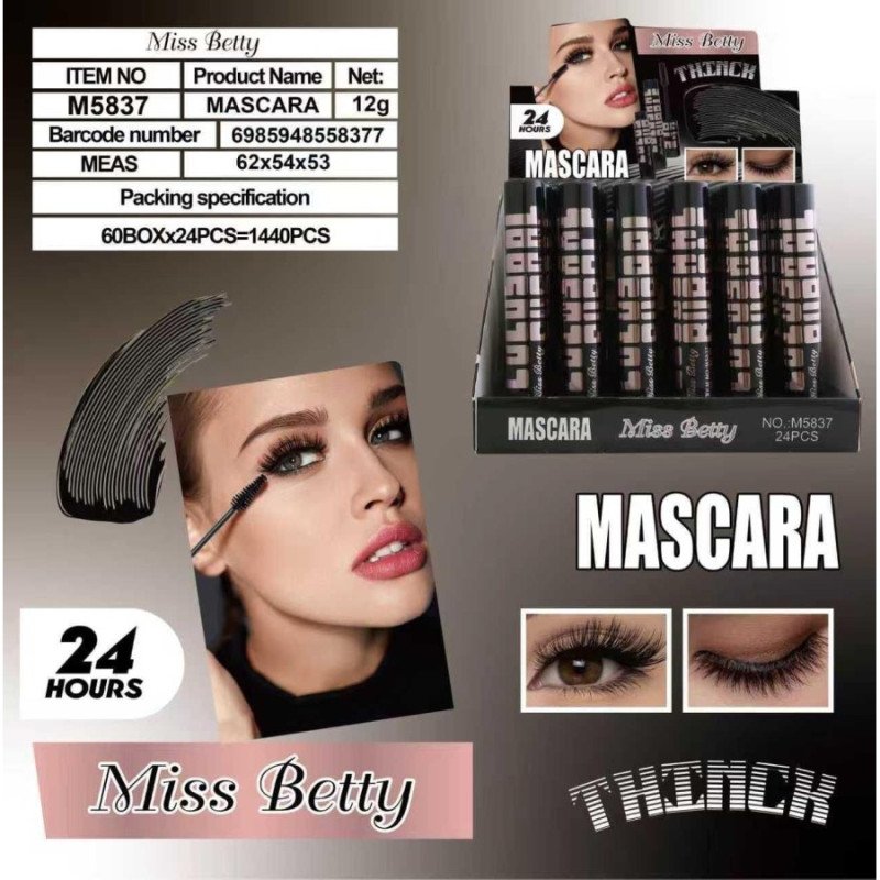 MASQUE THINCK NOIR 24H. (0,85 € UNITÉ) PACK 24 MISS BETTY