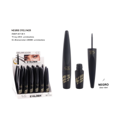EYELINER WATERPROOF BLACK (€0.75 UNIT) PACK 24 EASY PARIS