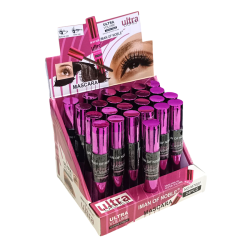 MASCARA BLACK VOLUME WATERPROOF (1.25€ UNIDAD) PACK 24 IMAN OF NOBLE