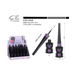 EYELINER BLACK (€0.75 UNIT) PACK 24 EASY PARIS