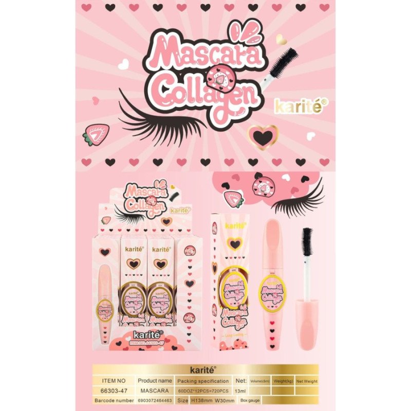 MASCARA COLLAGEN (1.25€ UNIDAD) PACK 12 KARITE