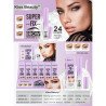 GEL FIXADOR DE SOBRANCELHAS 24H. SUPER FIX(0,99€ UNIDADE) PACK 24 KISS BEAUTY