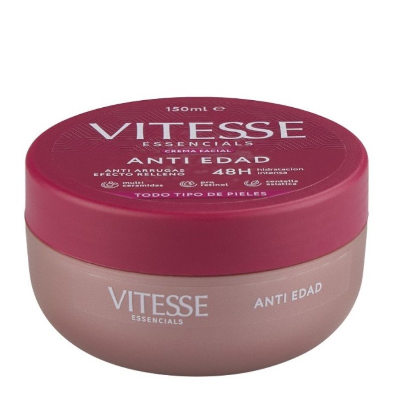 CREME FACIAL ANTI-ENVELHECIMENTO 150ML. VITESSE