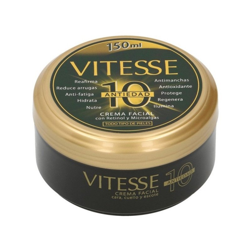 CREME FACIAL 10 EM 1 COM RETINOL E MICROALGAS 150ML. VITESSE