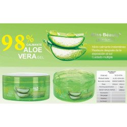 GEL CORPORAL CALMANTE REGENERADOR DE ALOE VERA 300ML. 98% BEIJO BELEZA