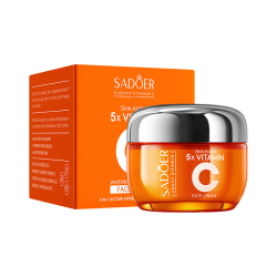 WHITENING ILLUMINATING FACIAL CREAM 5 IN 1 ACTIVE VITAMIN C + NIACINAMIDE 50ml. SADOER