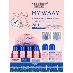 MY WAAY 72H ROLL-ON DEODORANT 50ML.(€1.50 UNIT) PACK 12 KISS BEAUTY