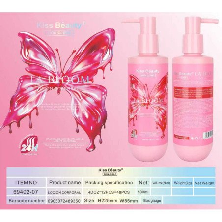 LAIT CORPS LA BLOOM 500ML. BAISER BEAUTÉ