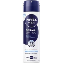 DESODORANTE SPRAY DERMO CONTROL HOMEM 150ML. (2.35€ UNIDADE) PACK 6 NIVEA