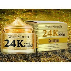 CREMA FACIAL COLAGENO PURE GOLD 50ML. WEST MONTH