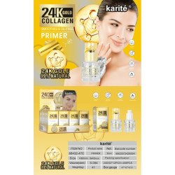 PRIMER AMACIANTE 24K SEM ÓLEO GOLE 99% NATURAL 30ML. Karité