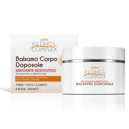 BAUME CORPS APRÈS SOLEIL 250ML. (3,75 € UNITÉ) PACK 12 COMPLEXE RÉTINOL