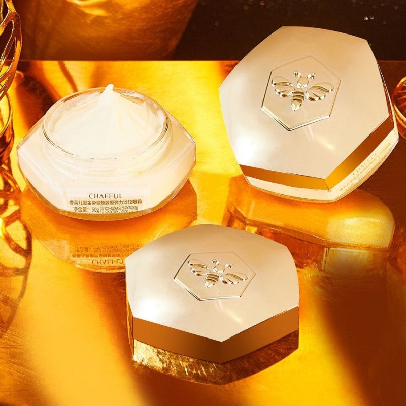contorno de olhos antirrugas Black Gold Emperor Bee Colágeno Elasticidade 50gr. irritado