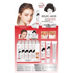 CREMA FACIAL ILUMINADORA KOJIC-ACID SPF15 22ML. KISS BEAUTY