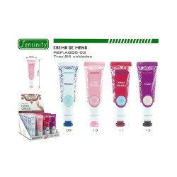 CRÈME POUR LES MAINS À LA GLYCÉRINE ARABE 30ML. (0,65 € UNITÉ) PACK 24 SENSINITÉ