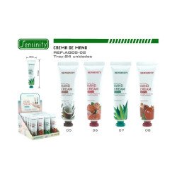 CRÈME POUR LES MAINS À LA GLYCERINE 30ML. (0,65 € UNITÉ) PACK 24 SENSINITÉ