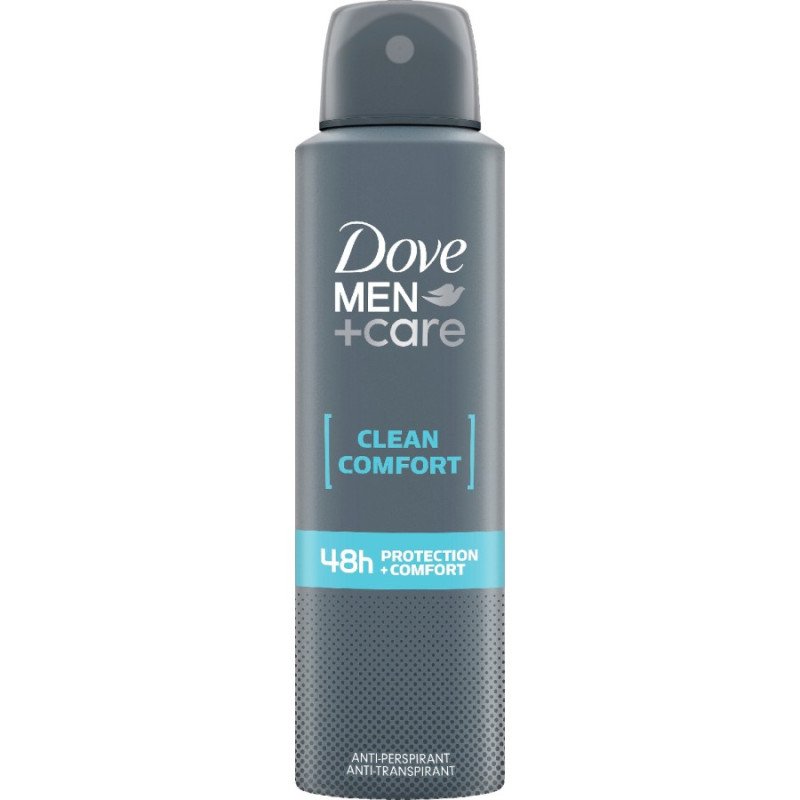 DESODORANTE CLEAN COMFORT MEN 48H. 150ML. (2.35€ UNIDAD) PACK 6 DOVE