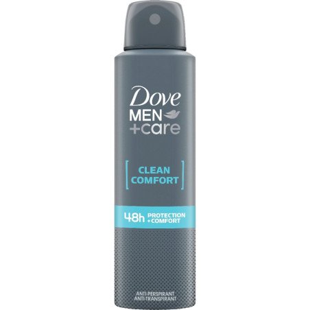 DESODORANTE CLEAN COMFORT MEN 48H. 150ML. (2.35€ UNIDAD) PACK 6 DOVE