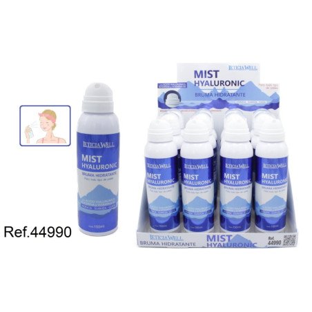 HYALURINIC MOISTURIZING MIST 150ML. (1.39€ UNIT) PACK 12 LETICIA WELL