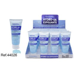 GEL HYDRO EXFOLIANT À L'ACIDE HYALURONIQUE 100ML. (1,25€ UNITÉ) PACK 16 PUITS LETICIA