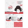 GEL EXFOLIANTE ACIDO KOJIC 3 IN 1 500ML. KISS BEAUTY