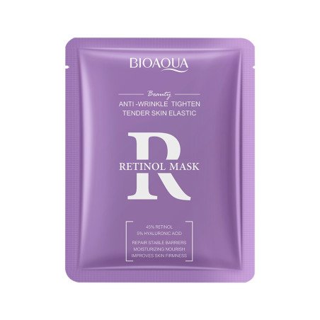 MÁSCARA FACIAL RETINOL E ÁCIDO HIALURÓNICO (0,49€ UNIDADE) PACK 6 BIOAQUA