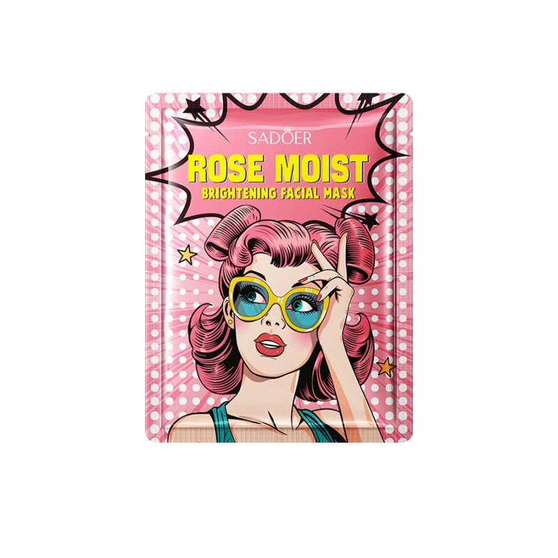 MASQUE VISAGE ILLUMINANT ROSE (0,49€ UNITÉ) PACK 6 SADOER